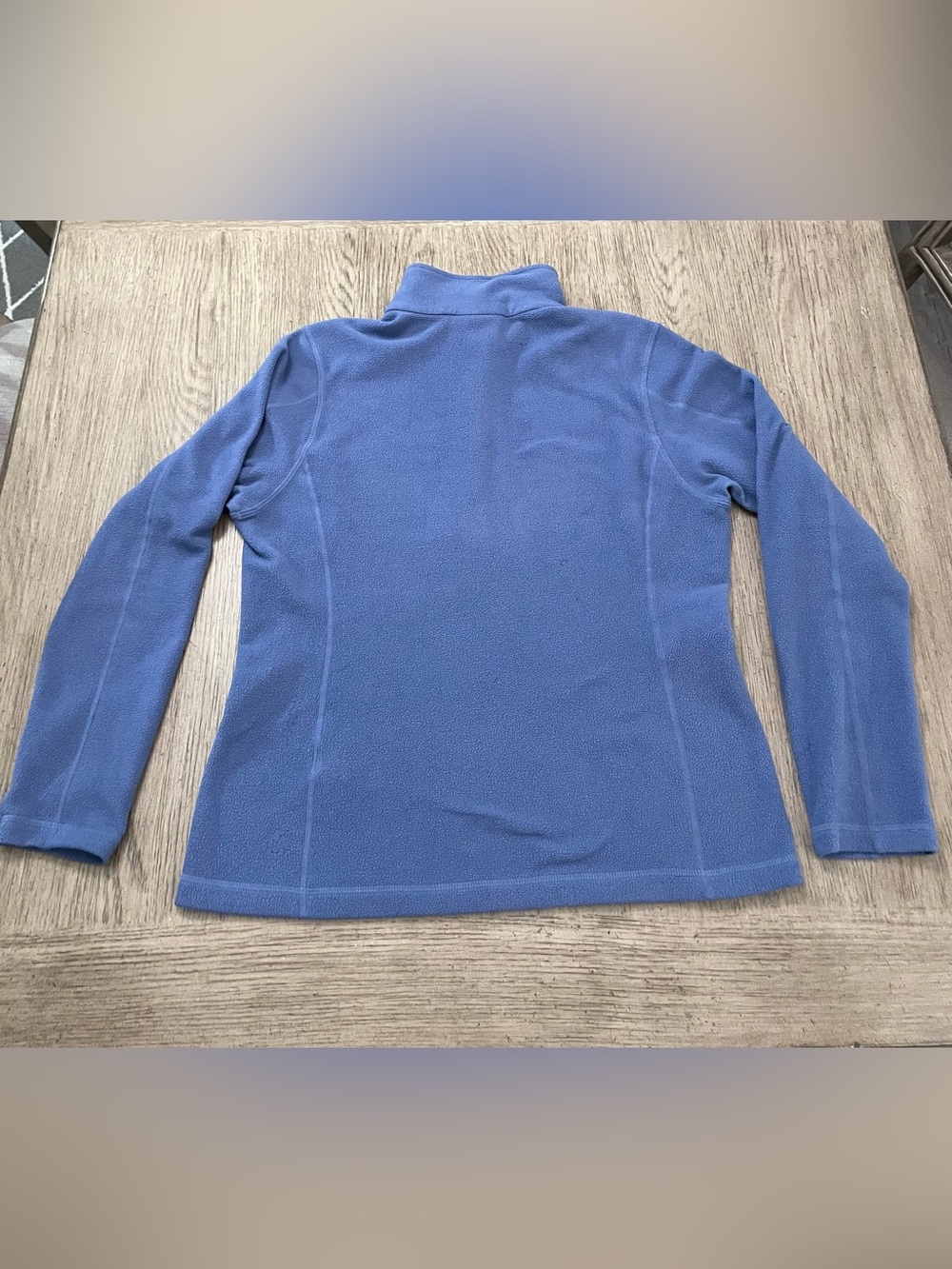 Patagonia Women's Micro D 1/4-Zip Fleece, medium, blue, excellent condition. - Picture 2 of 3
